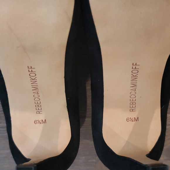 Rebecca Minkoff Hailey Suede Pumps Size 6.5M - Picture 7 of 8
